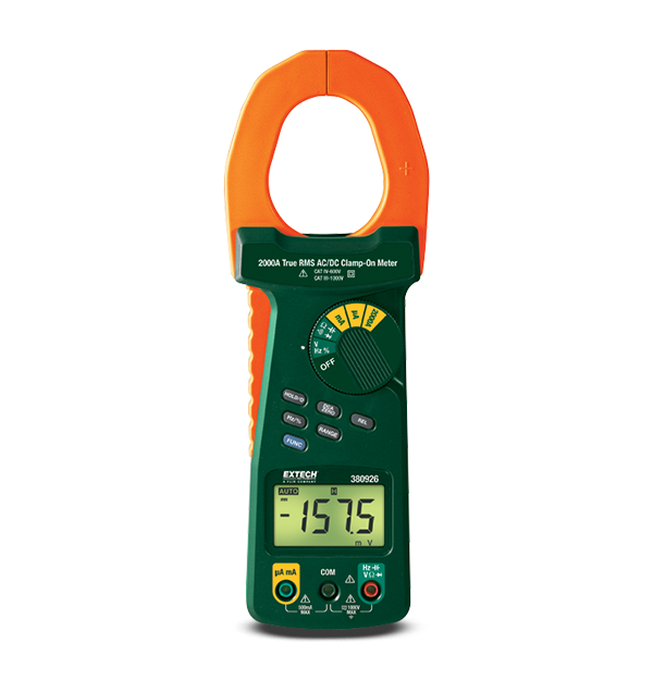 2000A True RMS AC/DC Clamp Meter