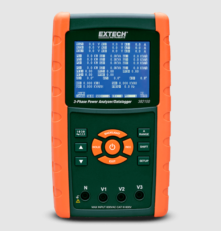 1200A 3-Phase Power Analyzer/Datalogger