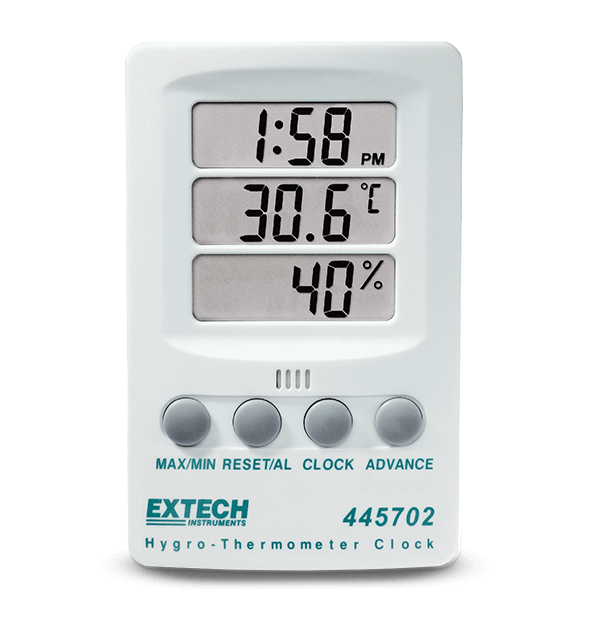 Hygro-Thermometer Clock