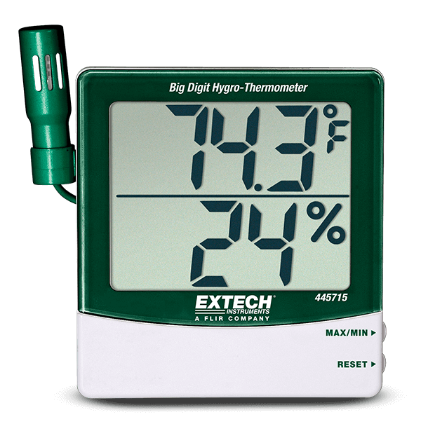 Big Digit Hygro-Thermometer with Remote Probe