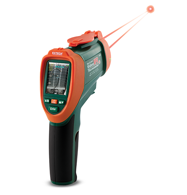 Dual Laser IR Video Thermometer