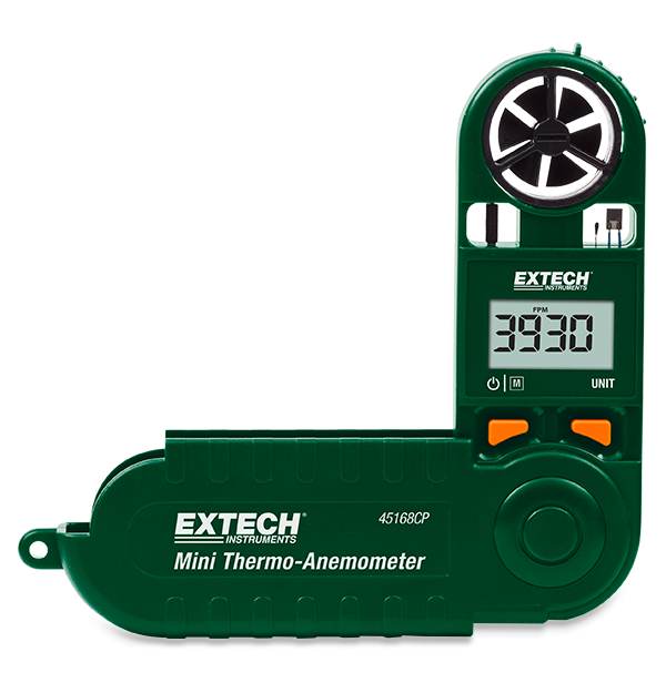 Mini Thermo-Anemometer with Built-in Compass