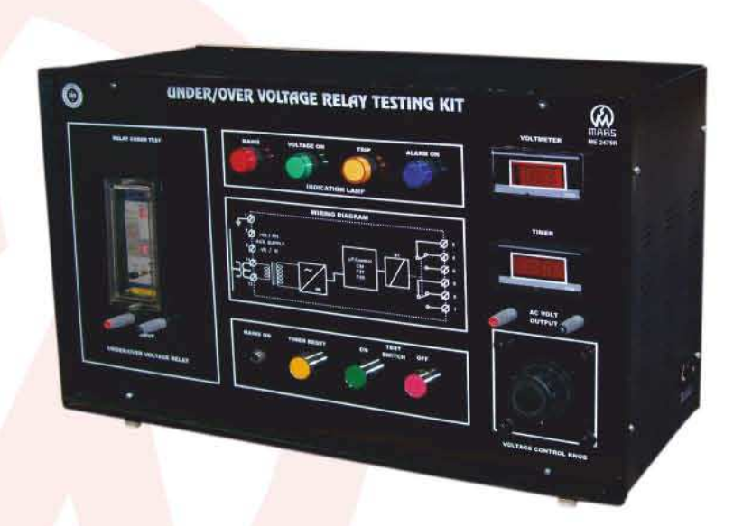 Under Voltage / Over Voltage Relay Testing Kit (Static Type)